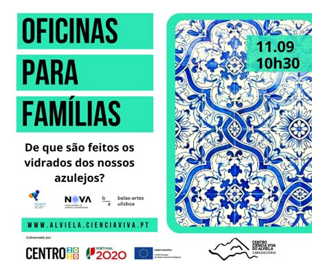 Oficina para Famílias – De que são feitos os vidrados dos nossos azulejos?