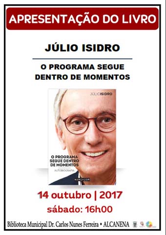 Apresentação do Livro “O Programa Segue Dentro de Momentos”, de Júlio Isidro