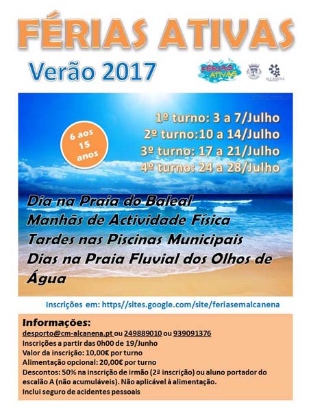 Férias Ativas de Verão 2017