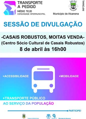 Serviço de Transporte a Pedido no Concelho de Alcanena – Sessão de Divulgação em Casais Robustos