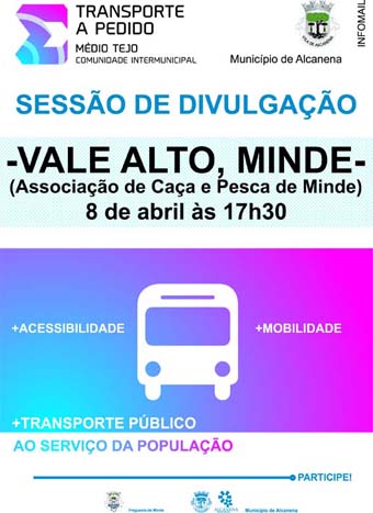 Serviço de Transporte a Pedido no Concelho de Alcanena – Sessão de Divulgação em Vale Alto