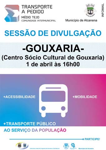 Serviço de Transporte a Pedido no Concelho de Alcanena – Sessão de Divulgação em Gouxaria