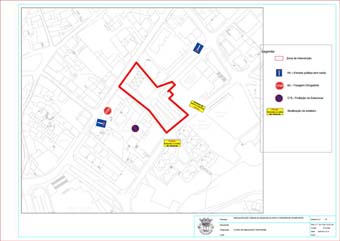 planta desvio transito praca transportes publicos