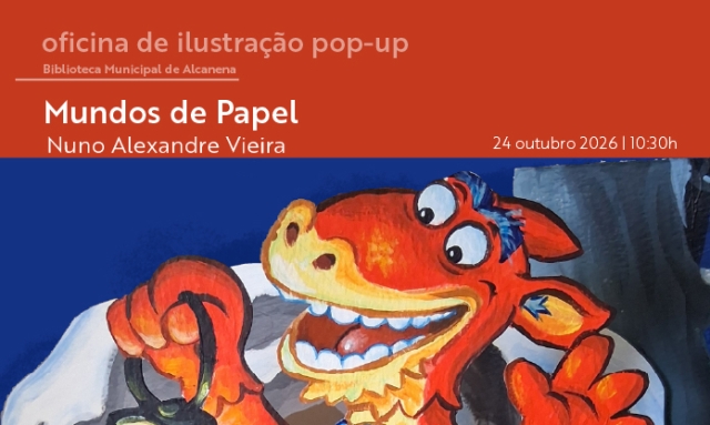 Oficina de Pop Up Mundos de Fantasia, por Nuno Alexandre Vieira
