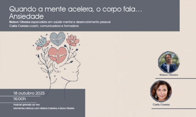 Apresentação ao vivo do programa “A Voz da Mente”