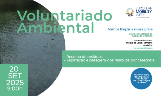 Ação de Voluntariado Ambiental | Vamos limpar a nossa praia!